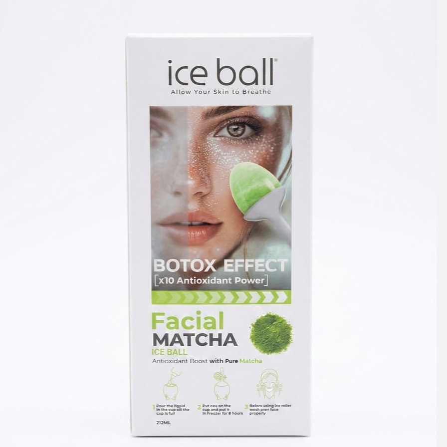 محلول آبرسان و مرطوب کننده صورت و گردن ماچا ICEBALL