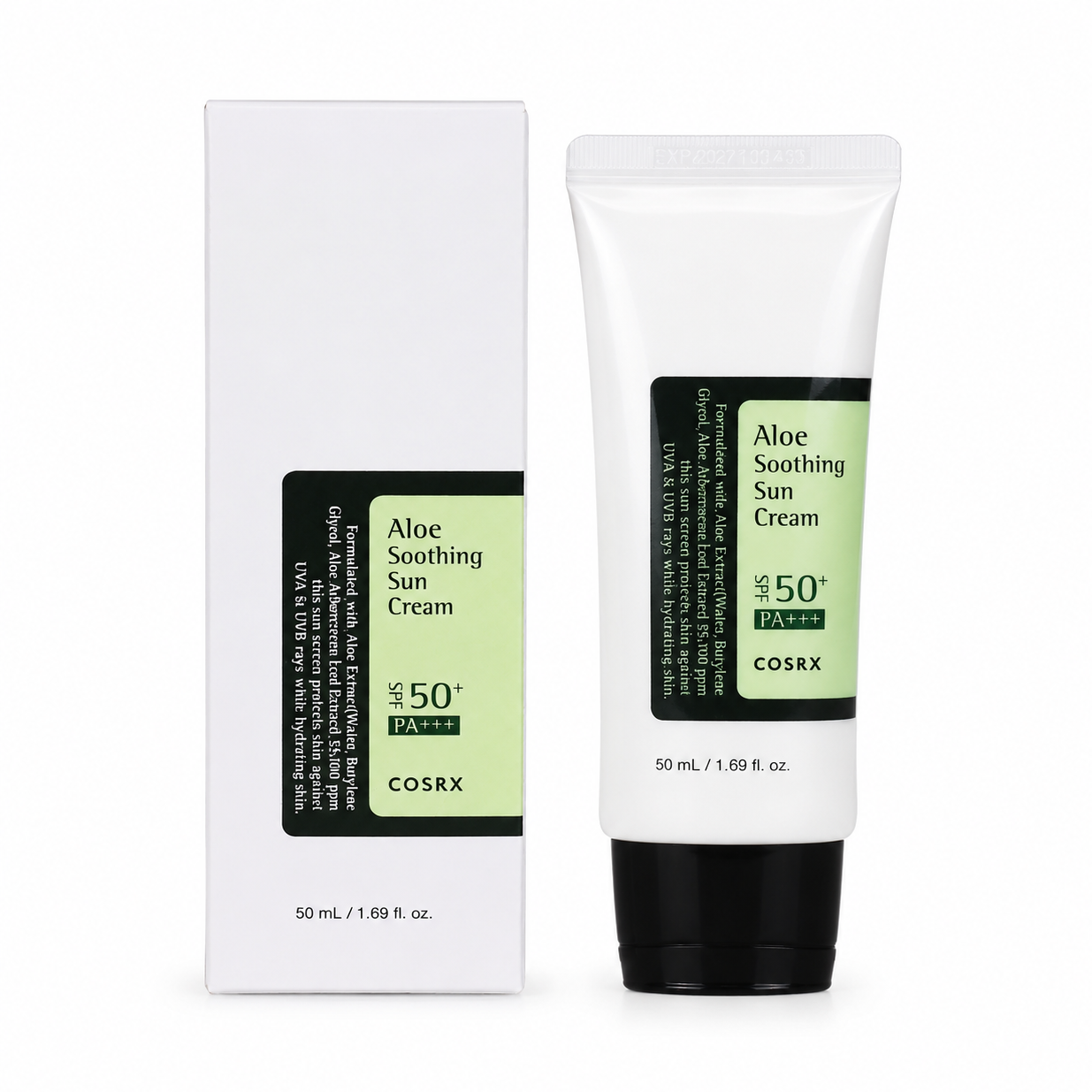 کرم ضد آفتاب کوزارکس آلوئه ورا SPF50