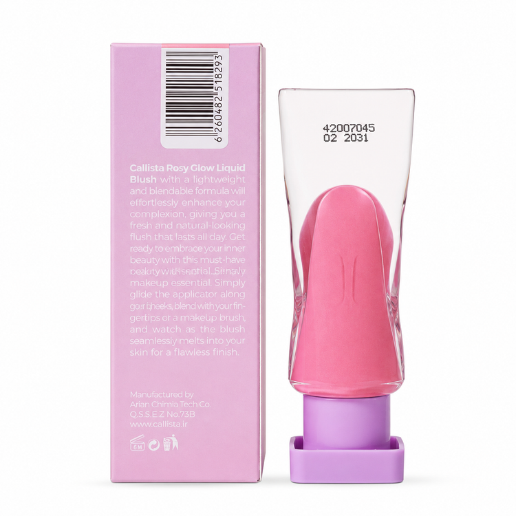 رژ گونه مایع کالیستا مدل ROSY GLLOW شماره 10