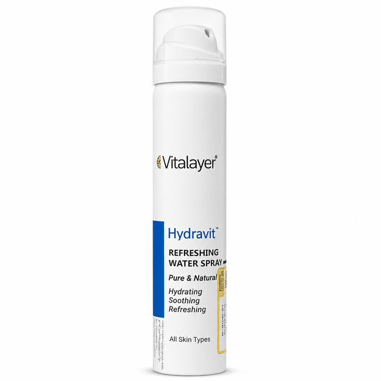 اسپری آب هیدراویت ویتالیر Vitalayer مناسب انواع پوست حجم ۷۵ میلی گرم
