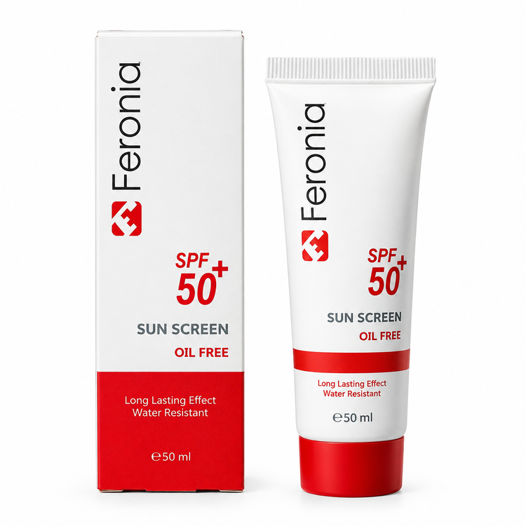 کرم ضد آفتاب ضد آب فاقد چربی فِرونیا FERONIA حجم ۵۰ میلی لیتر SPH 50